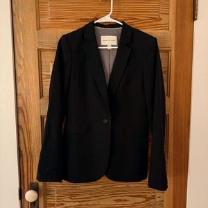 Banana Republic Stretch Blazer, Black, Size 8